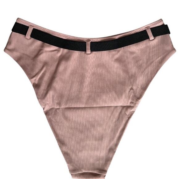 VICTORIA'S SECRET SWIM Ribbed Bikini Top and Bottom Set, Medium SRP: $100 - Picture 6 of 12